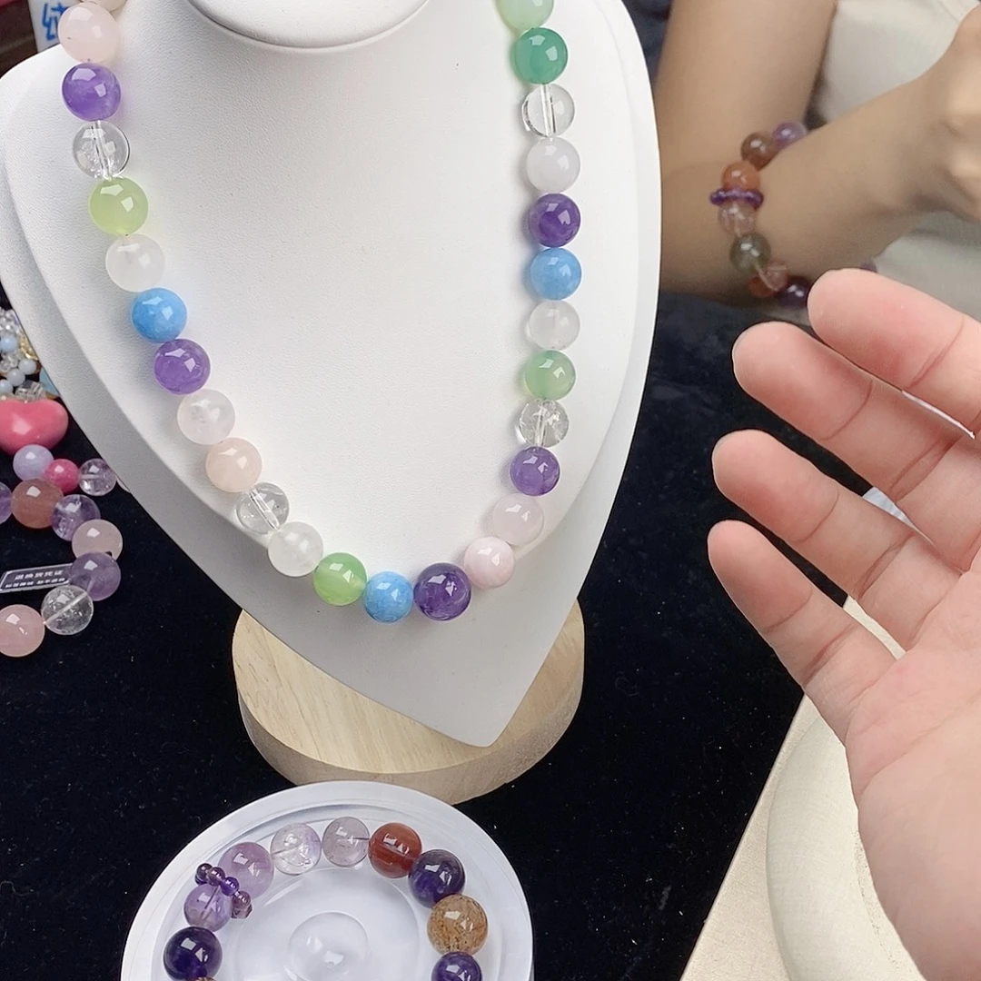 银S925镀金镶嵌手链水晶