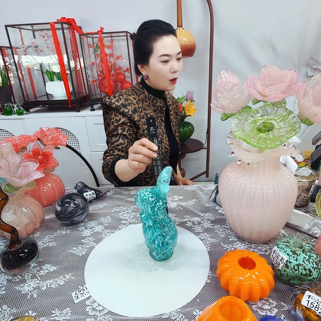 琉璃花瓶花器艺术品