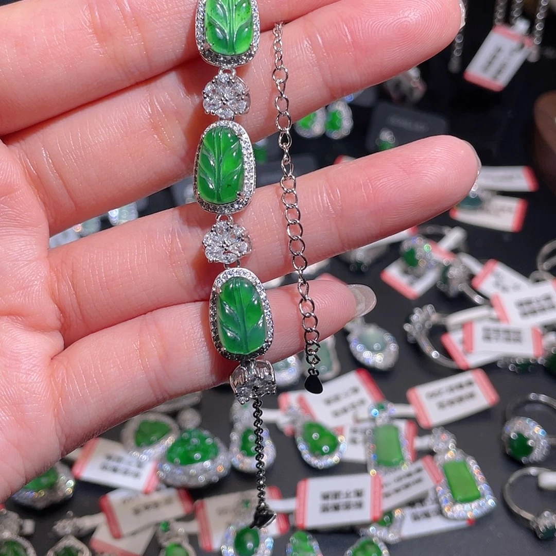 未镶嵌手链翡翠手链