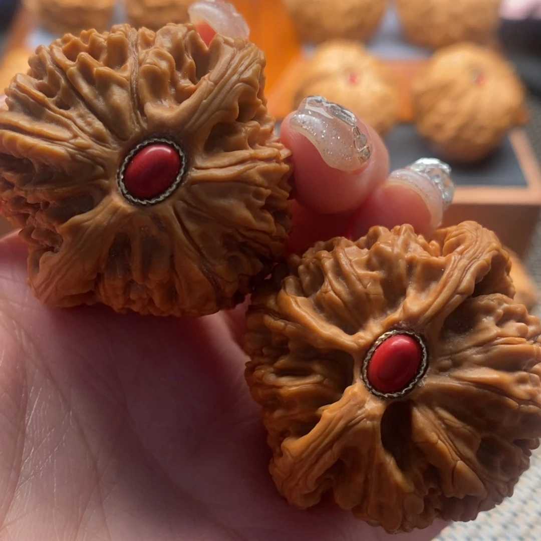 文玩核桃把件43尺寸水龙纹