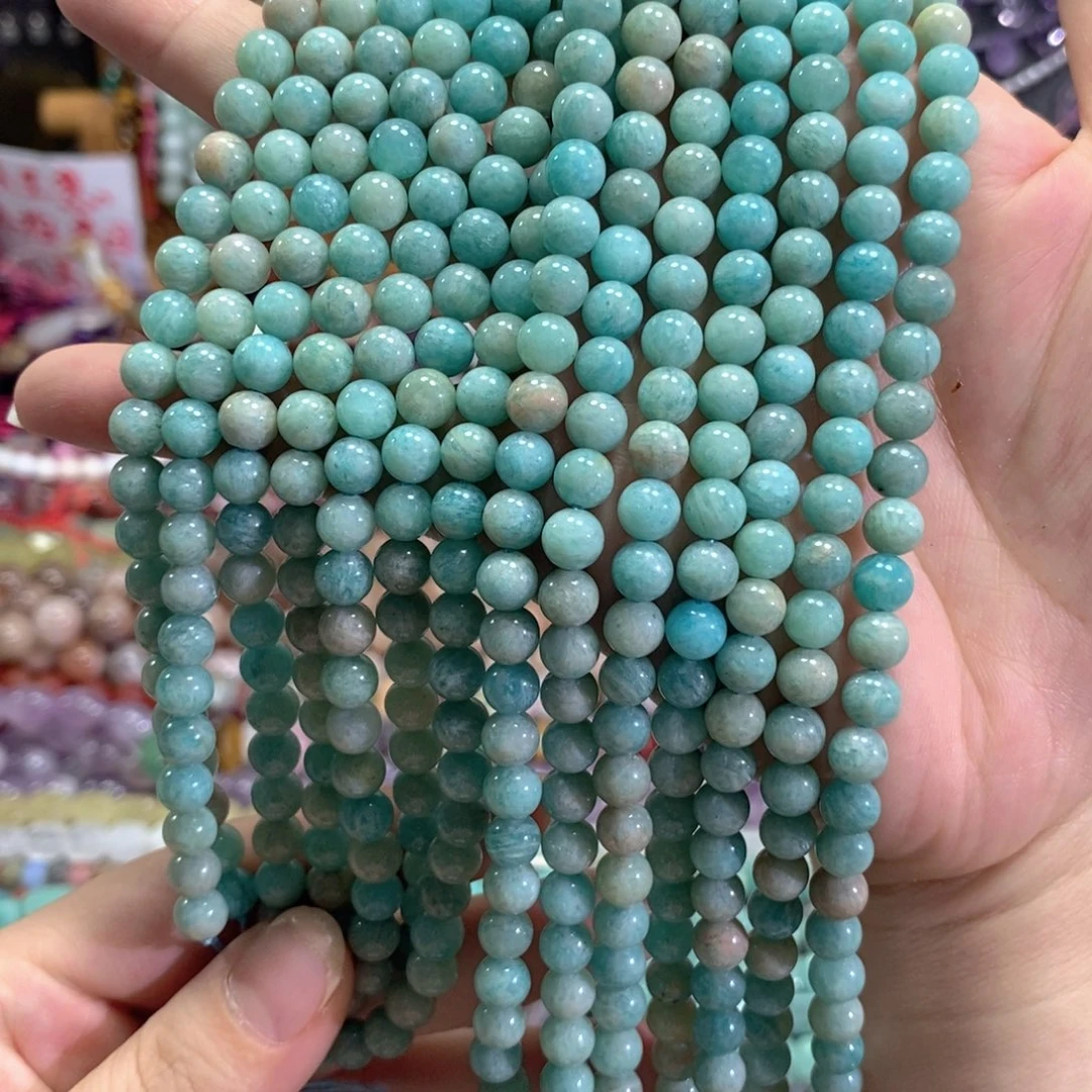 未镶嵌玛瑙/玉髓珠宝半成品天然天河一条卡6mm