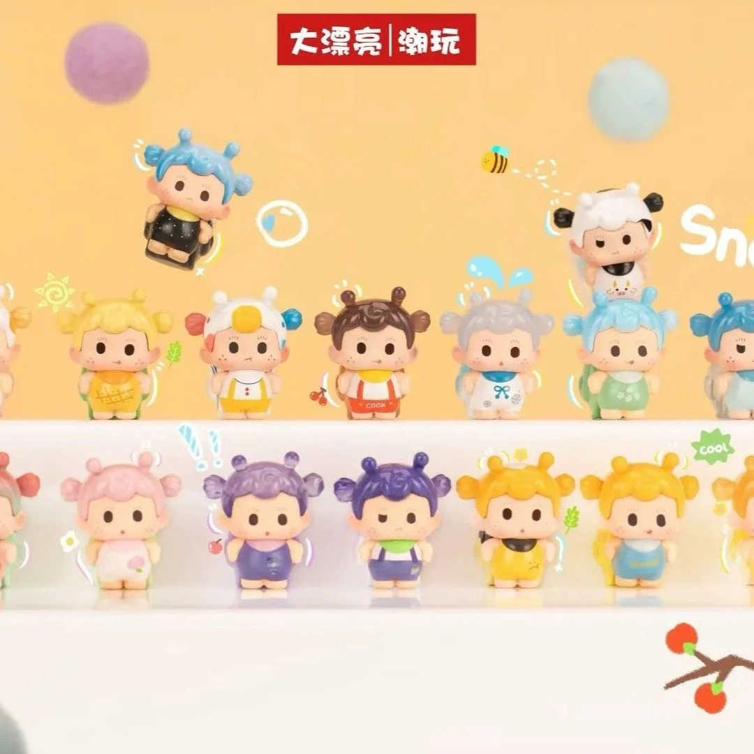 【拆盒】苏打妹-气气蜗宝粒潮玩盲盒手办（找老大）