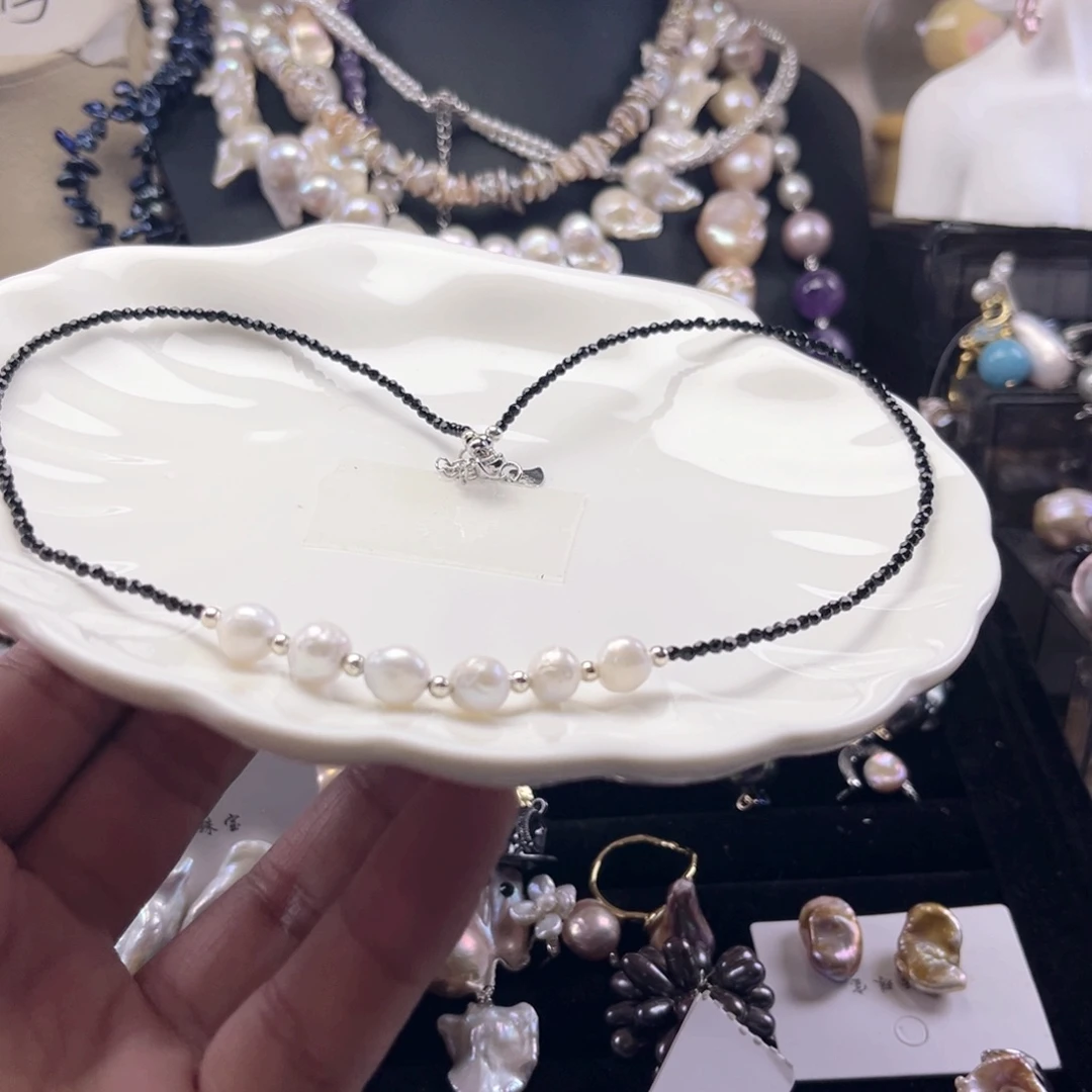 淡水珍珠未镶嵌项链【纯恬】