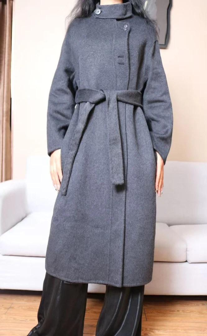 澳洲超细羊毛大衣（纯羊毛）双面呢大衣秋冬款纯羊毛呢子外套