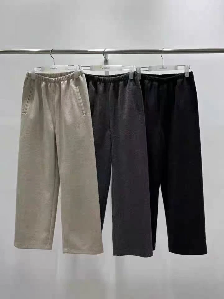 泡菜 woodsage 2025新款松紧腰简约直筒  小个子神裤