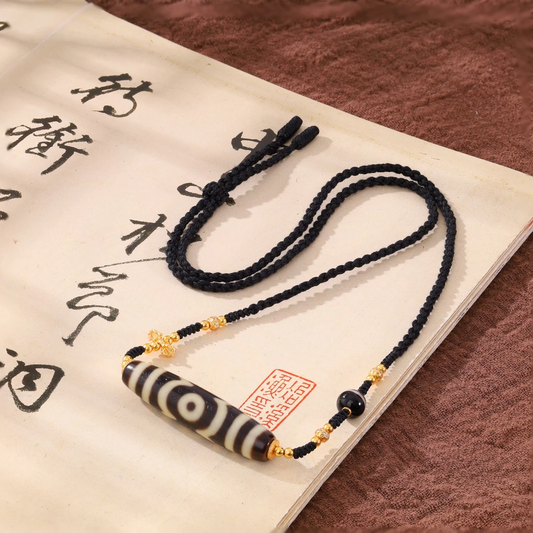 三眼玛瑙DIY编绳项链（多样性发）