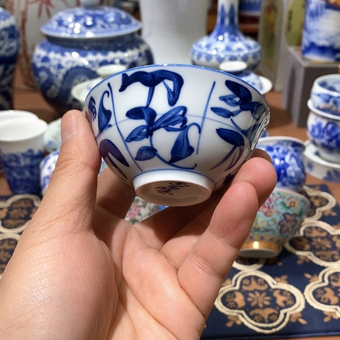 瓷片景德镇旭日堂老茶花福利