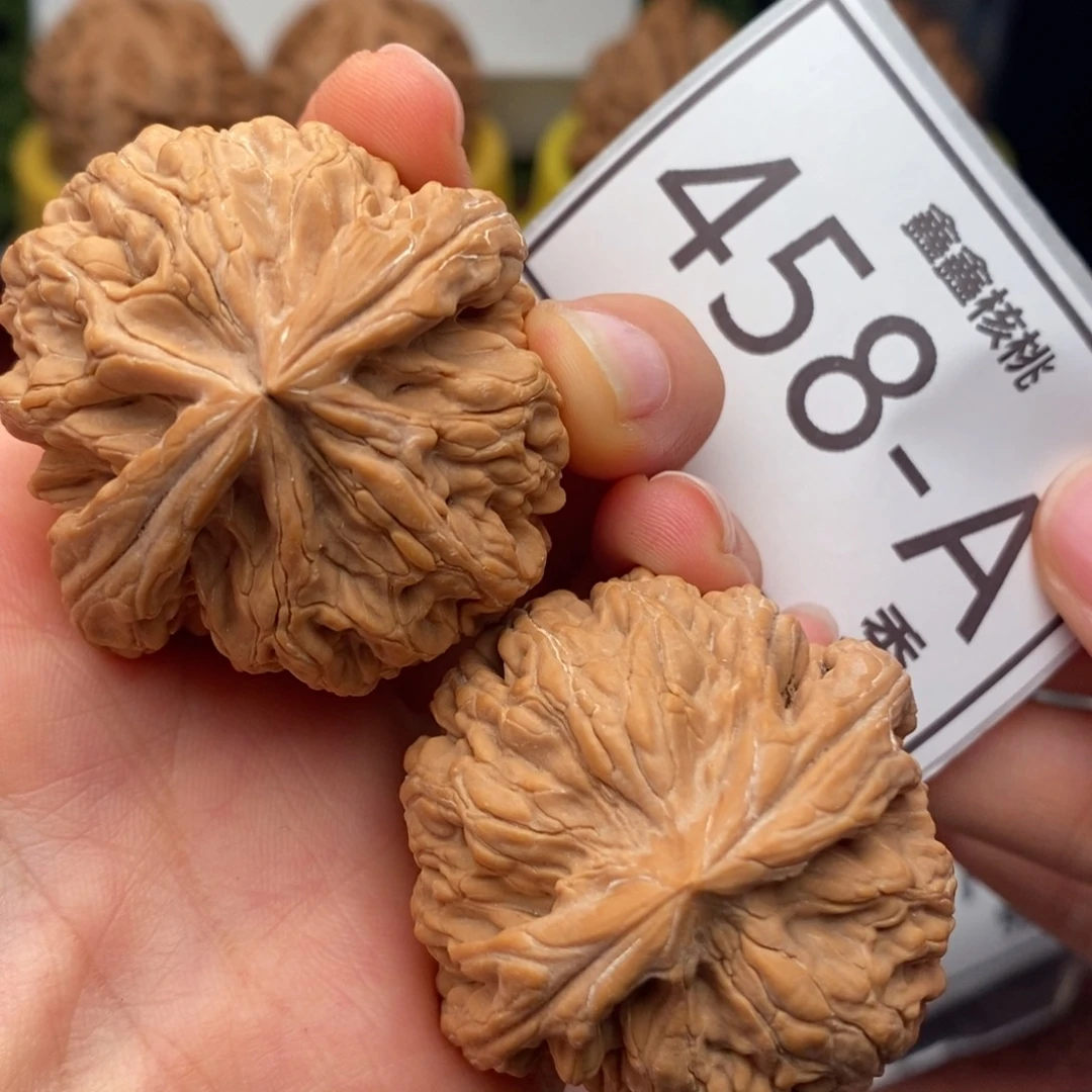 把件文玩核桃红锦鲤42……