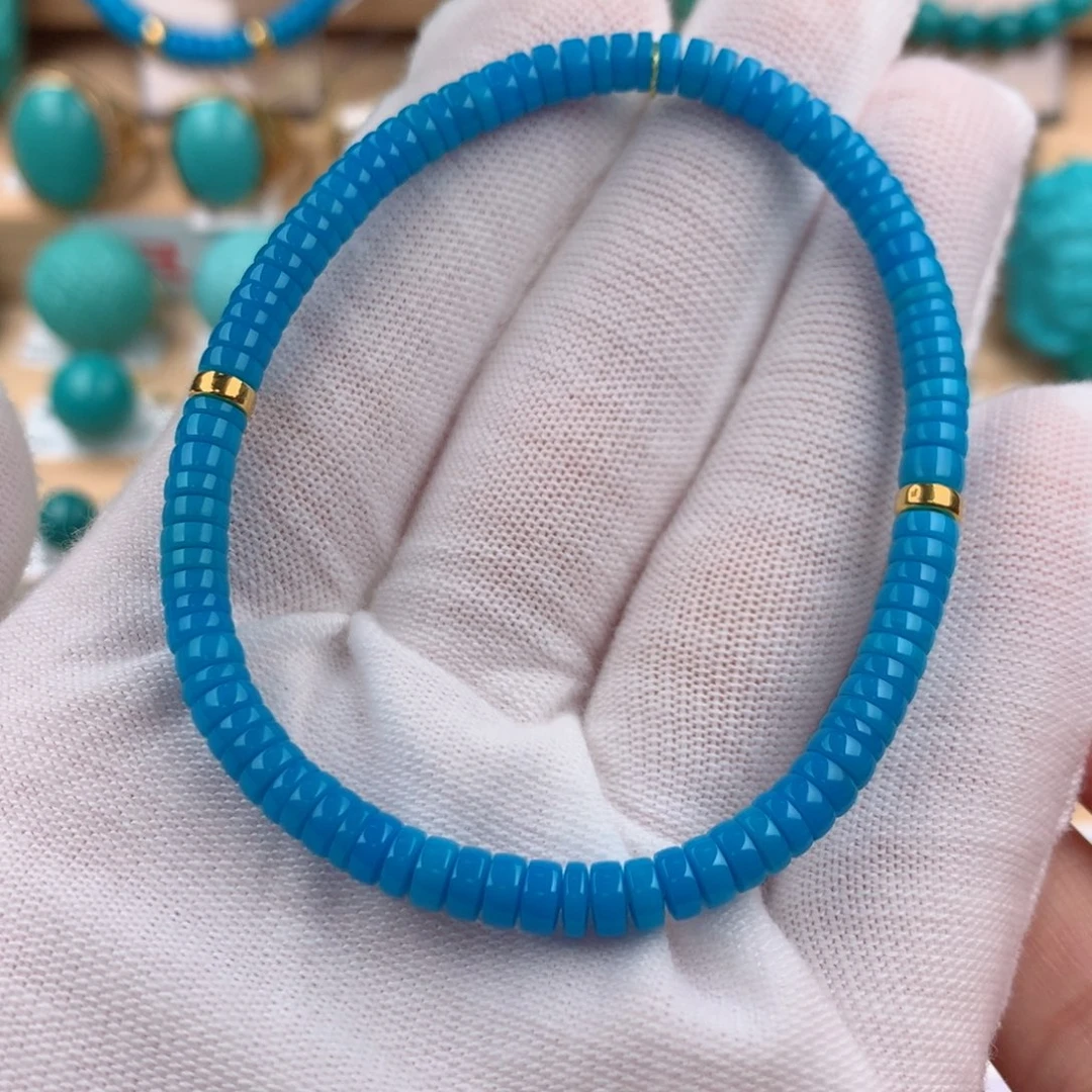 绿松石未镶嵌配饰4.5