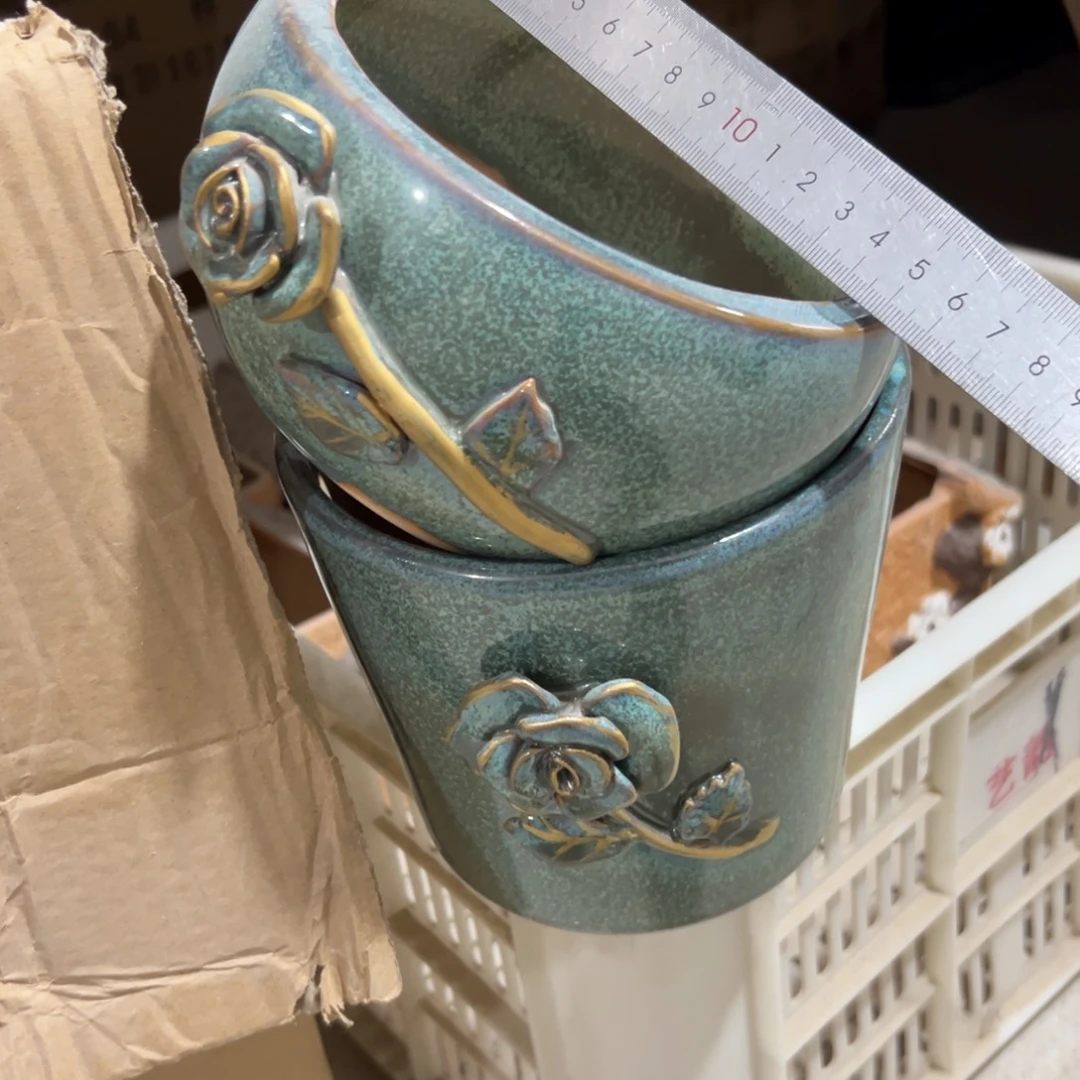 微***陈陶瓷花盆特价上新微瑕