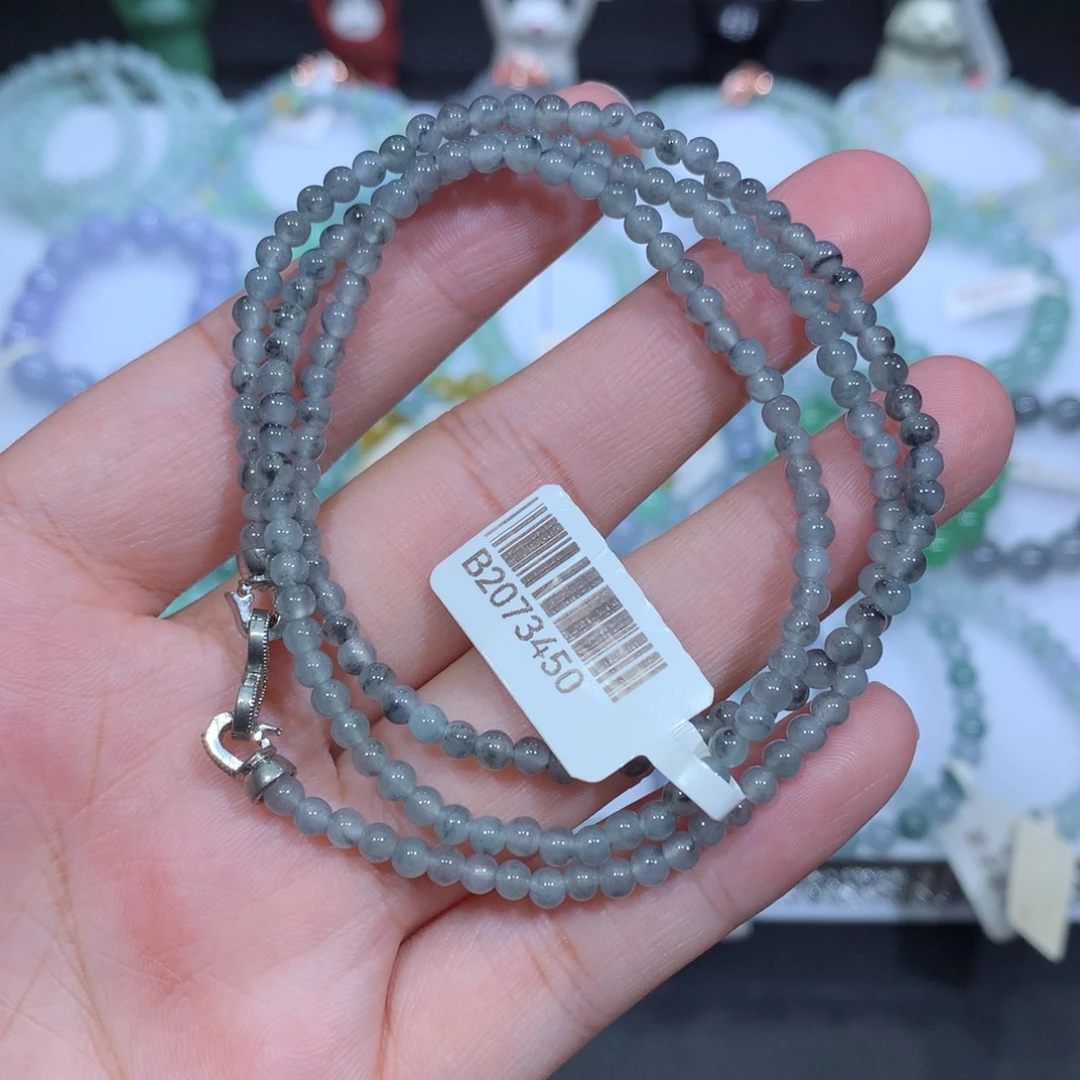 翡翠未镶嵌手串天然