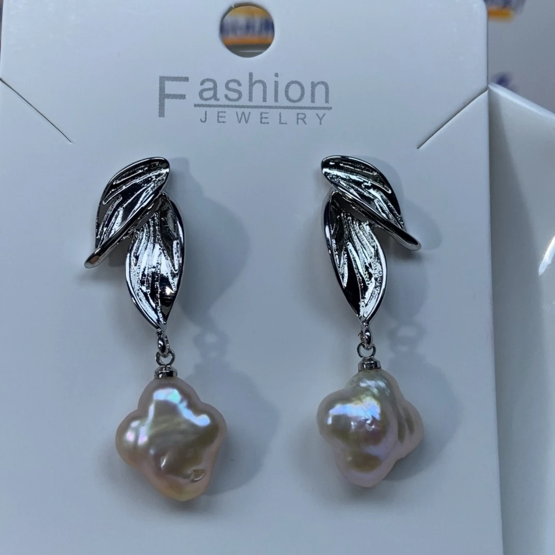 淡水珍珠耳环合金福利323