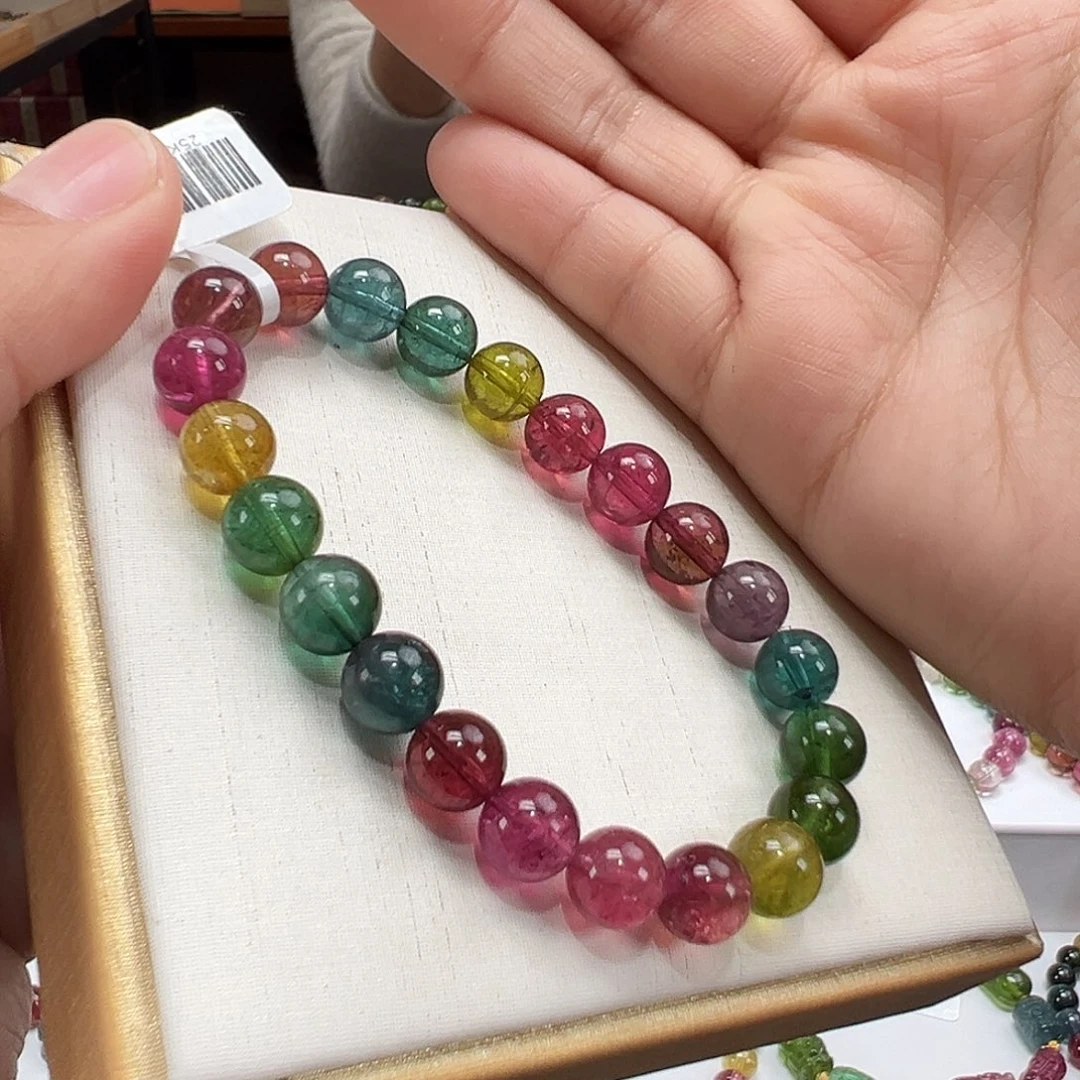 手串碧玺未镶嵌8.5mmmmmm