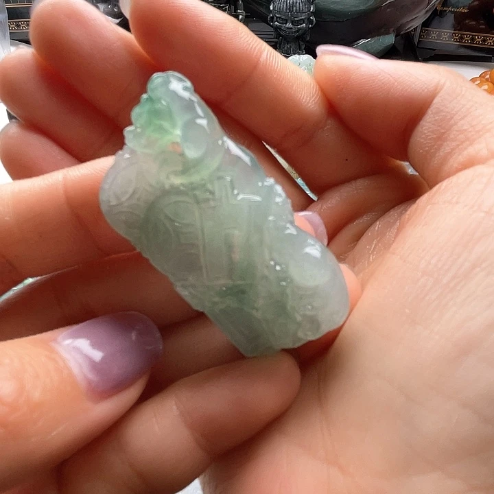 定制翡翠未镶嵌走*哪天然缅甸A货翡翠