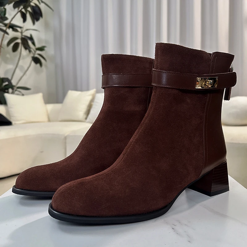 【2025新款】录途大码女装靴子231
