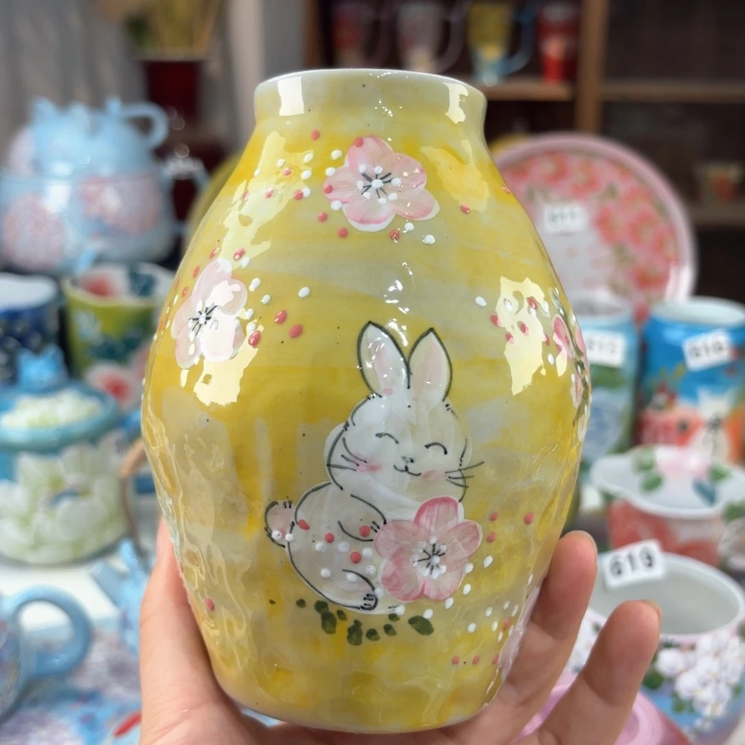 景德镇手绘高温釉下彩陶瓷茶具