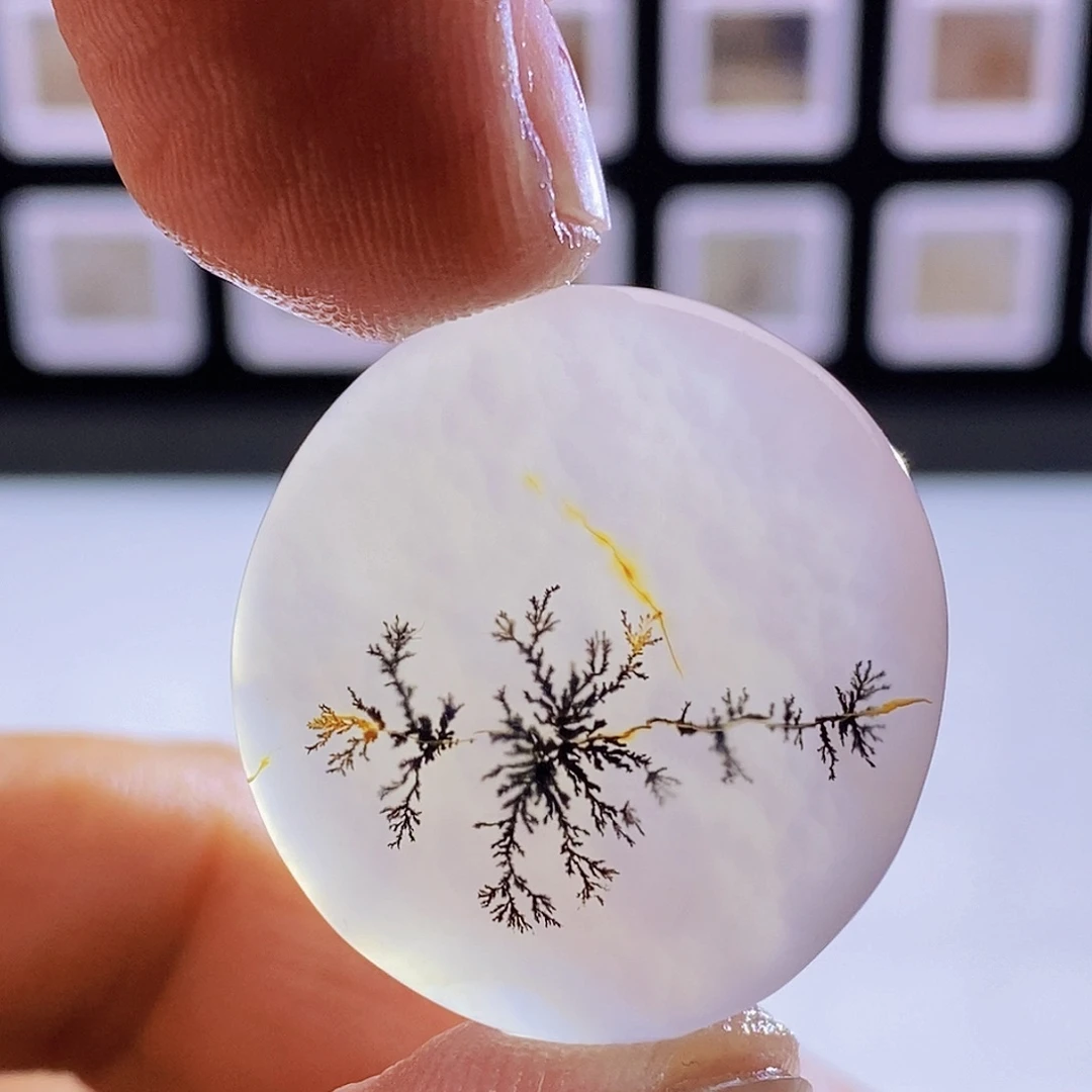 玛瑙/玉髓未镶嵌吊坠(不含链)1018