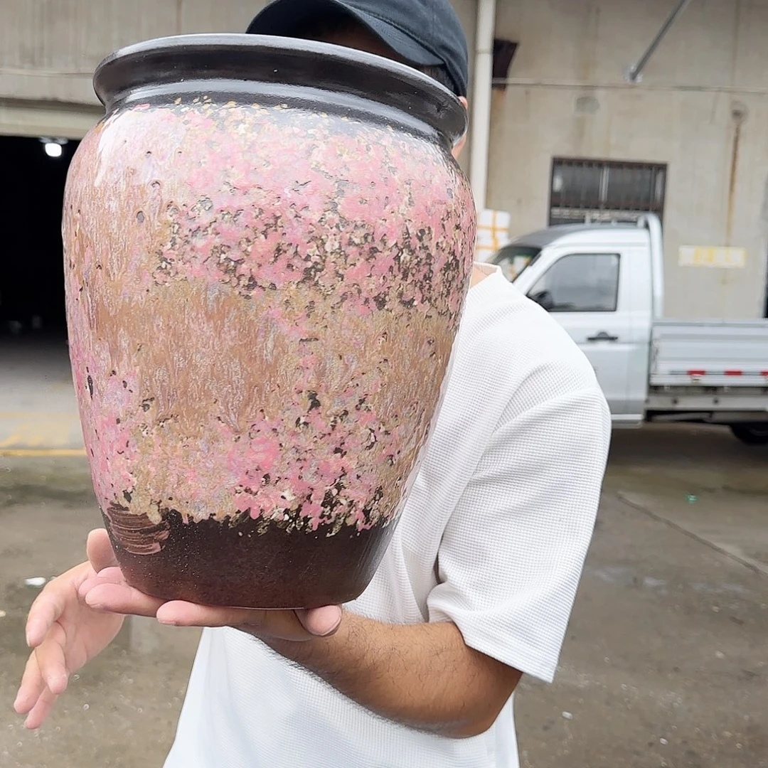 紫砂花盆王嫂花盆0924-528高33口25