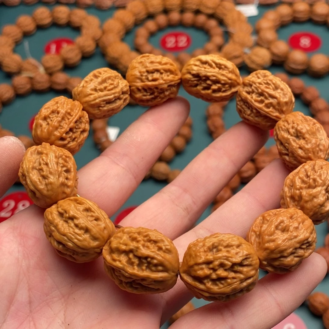 文玩核桃手串18尺寸八棱
