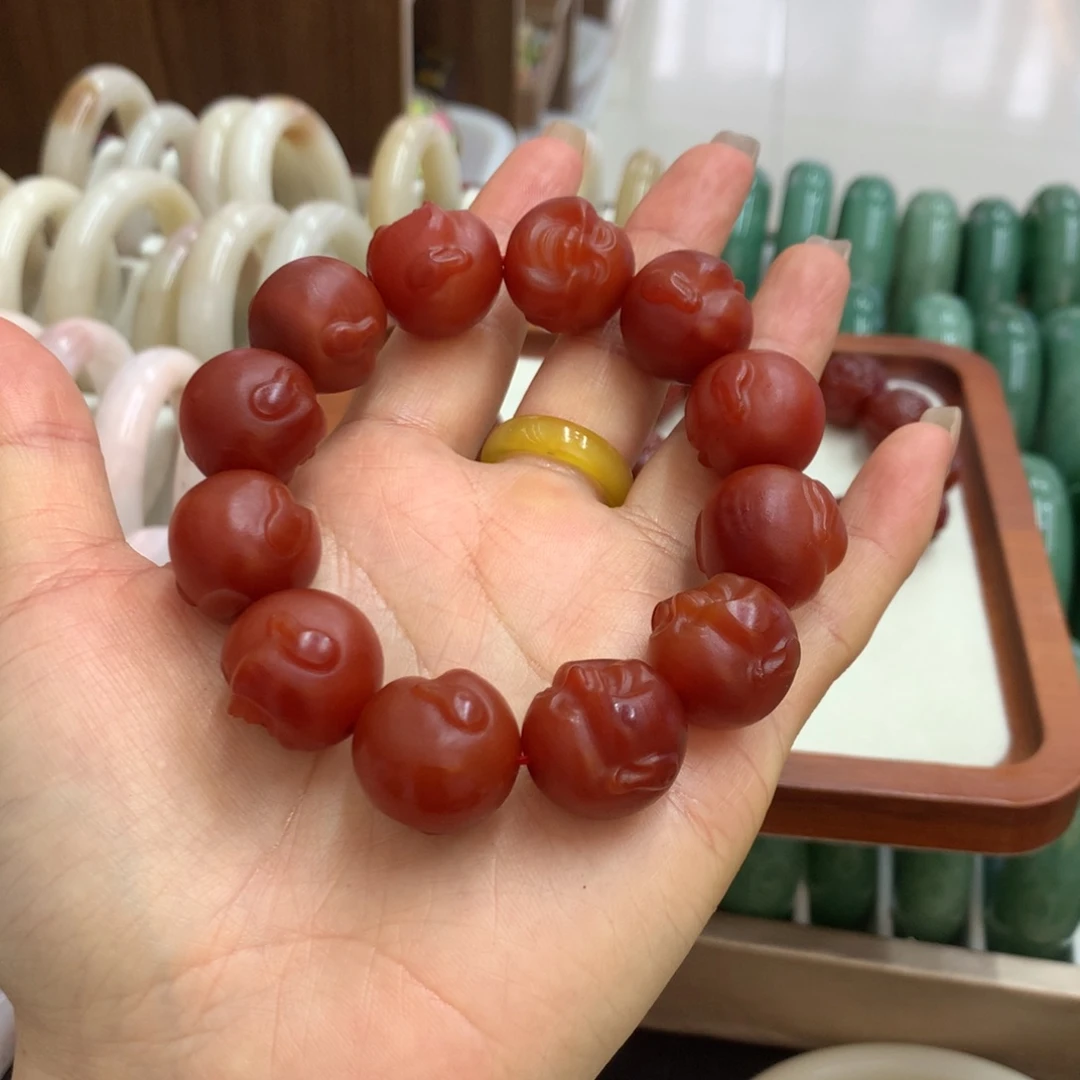 福***6石英质玉未镶嵌手串