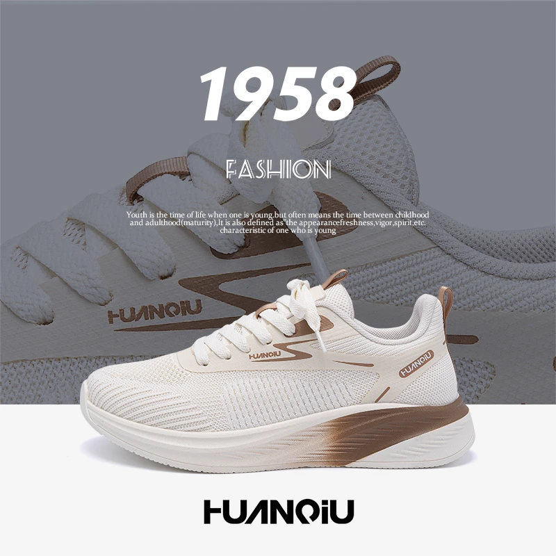 环球网面透气运动鞋2025新款夏季男鞋百搭跑步鞋软底轻便休闲鞋子
