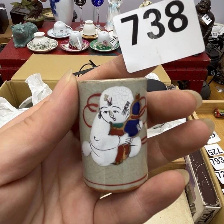 瓷片呀工艺品摆件瓷器摆件正能量