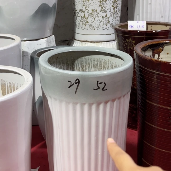 高温陶瓷花盆大号高盆正常品