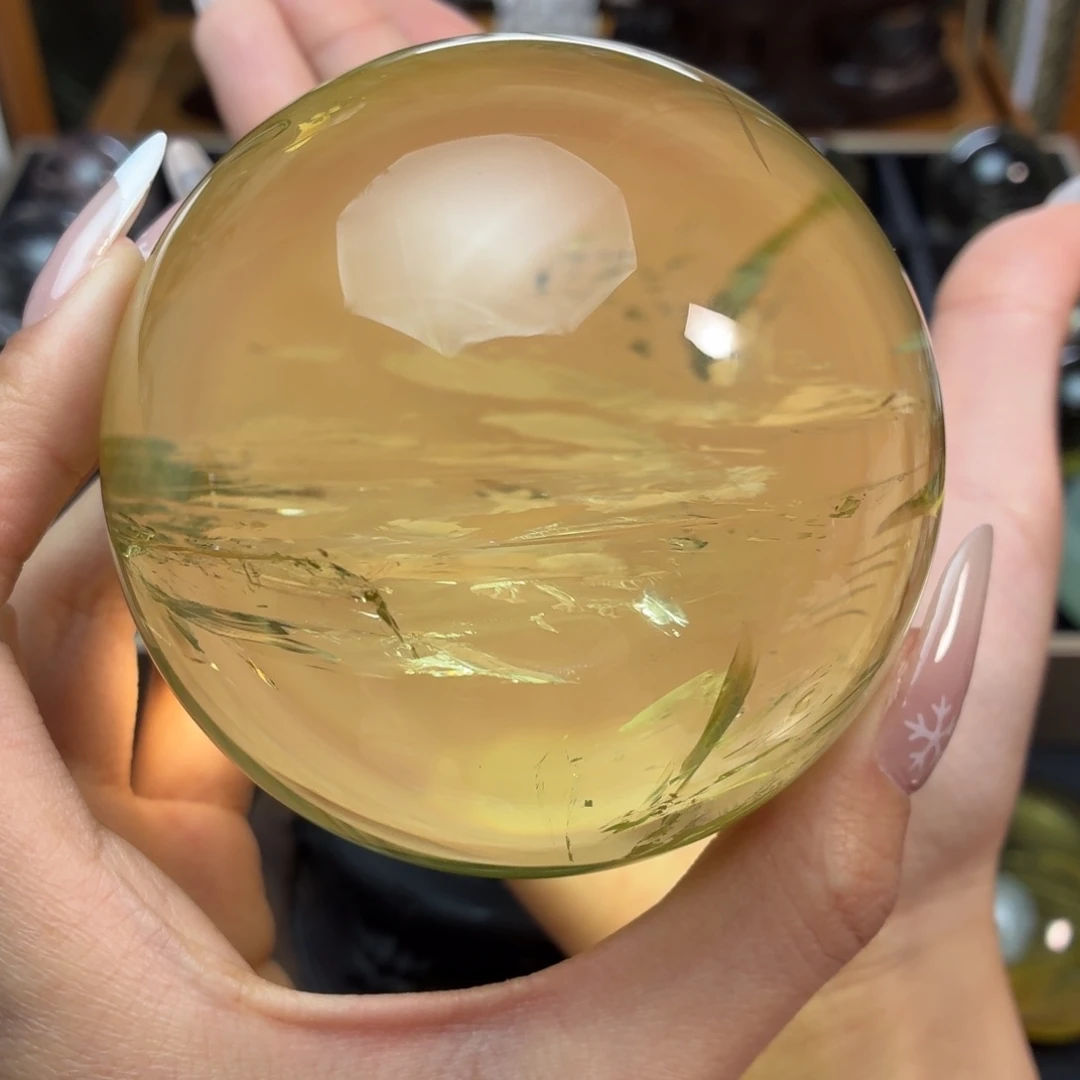 海***洋水晶珠宝半成品未镶嵌约83.5mm