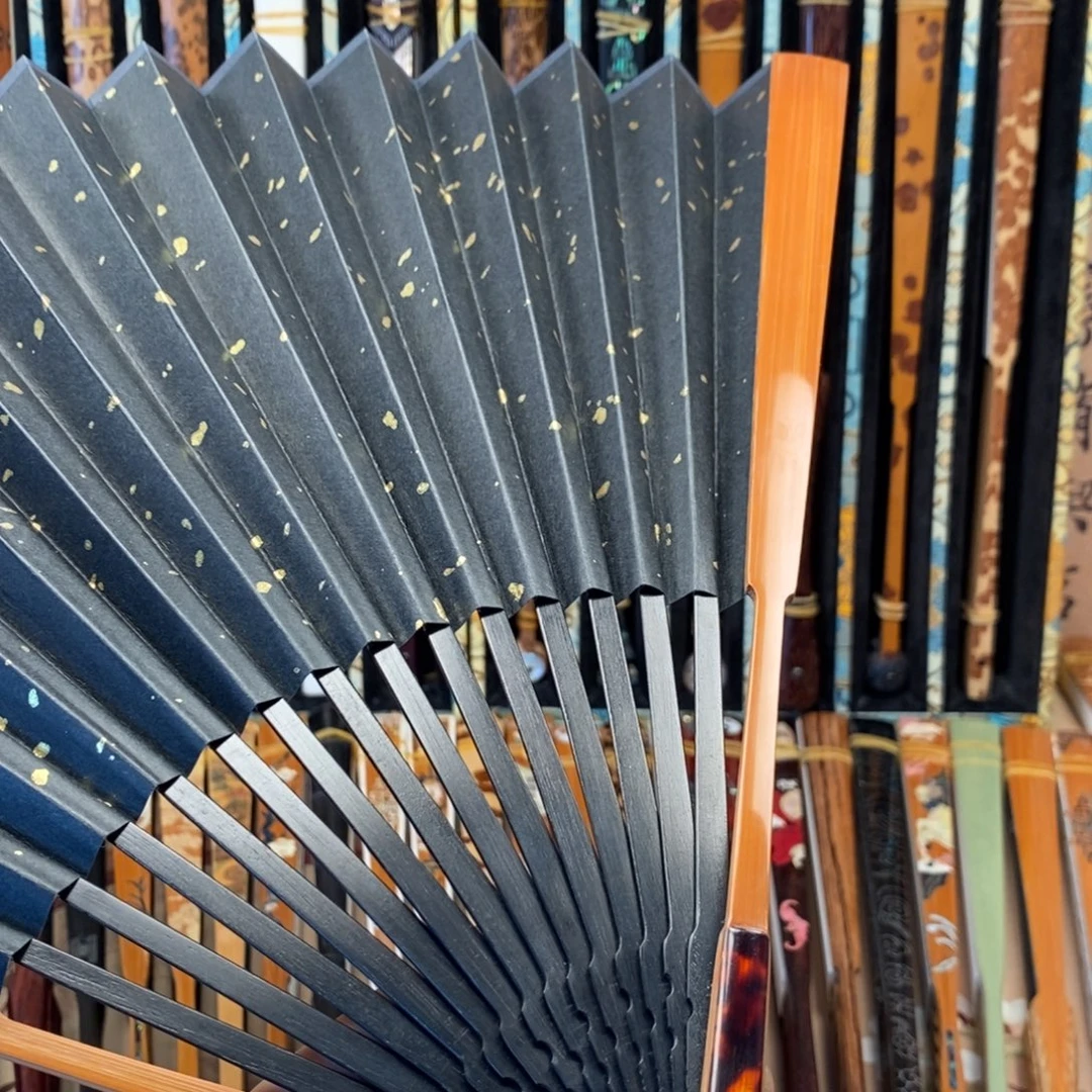 扇子福利款海鲜贴片老玉竹琴方