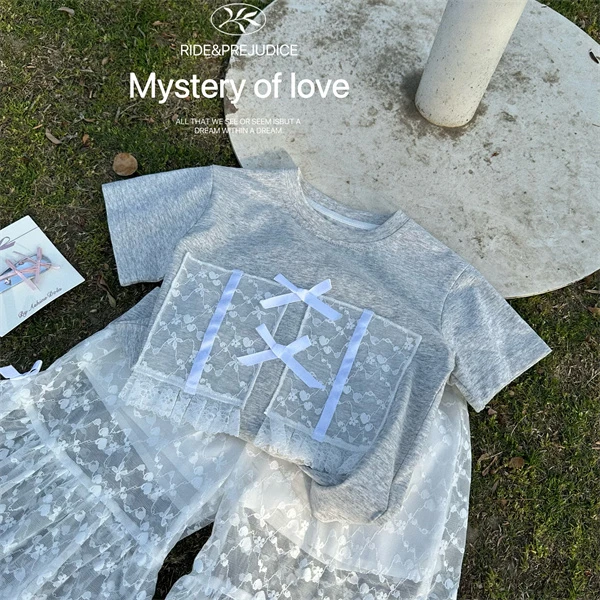 25夏~蕾丝花边T恤66747（汉服）