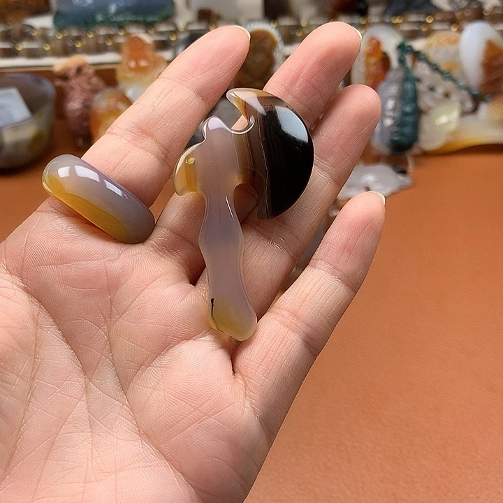 玛瑙/玉髓未镶嵌颈饰