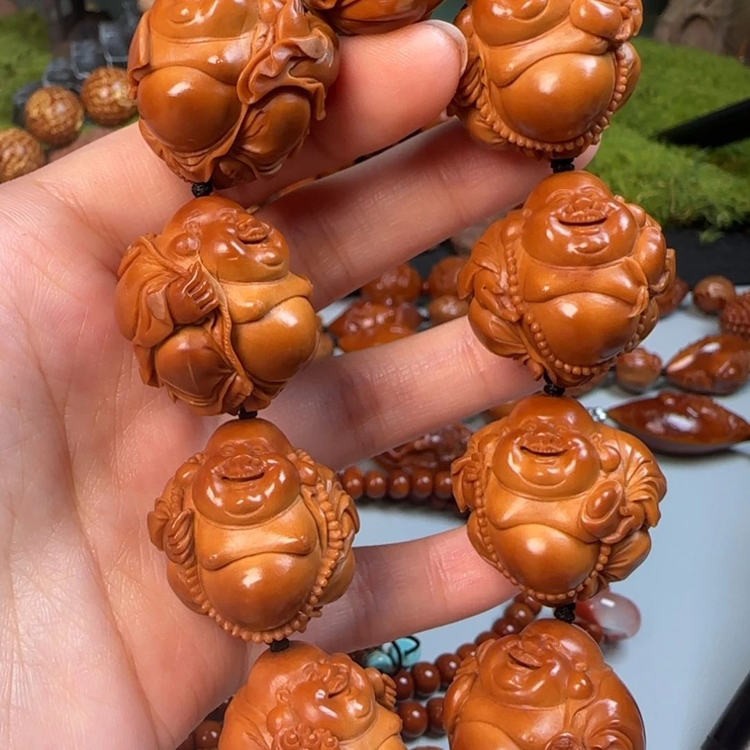 手串/手链橄榄核26八宝大弥勒