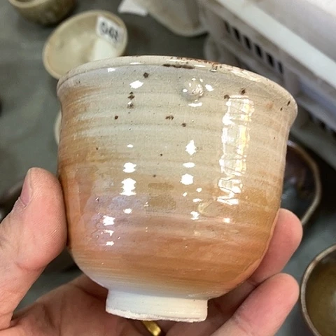 柴烧宝瓶杯子大放漏