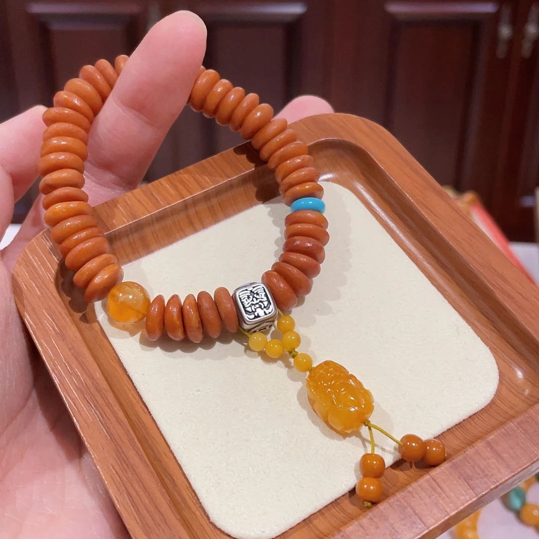 手链蜜蜡未镶嵌手串
