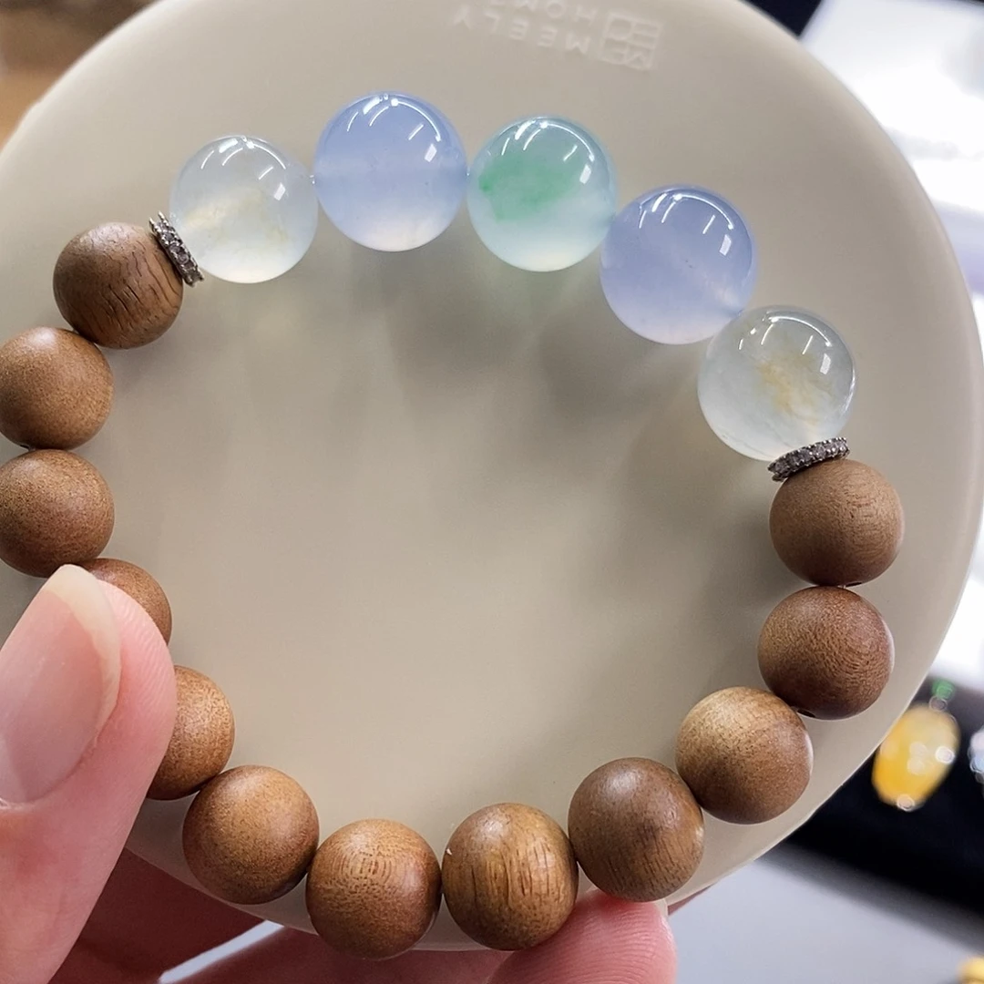 颈饰未镶嵌翡翠特价大卡多宝手串