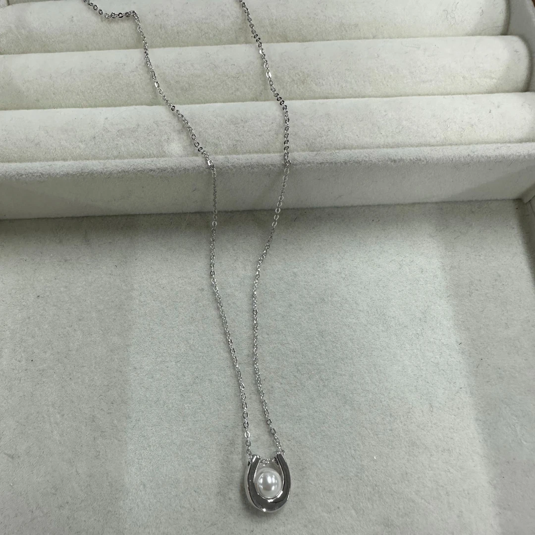 铜合金项链 时尚简约吊坠项链 2123