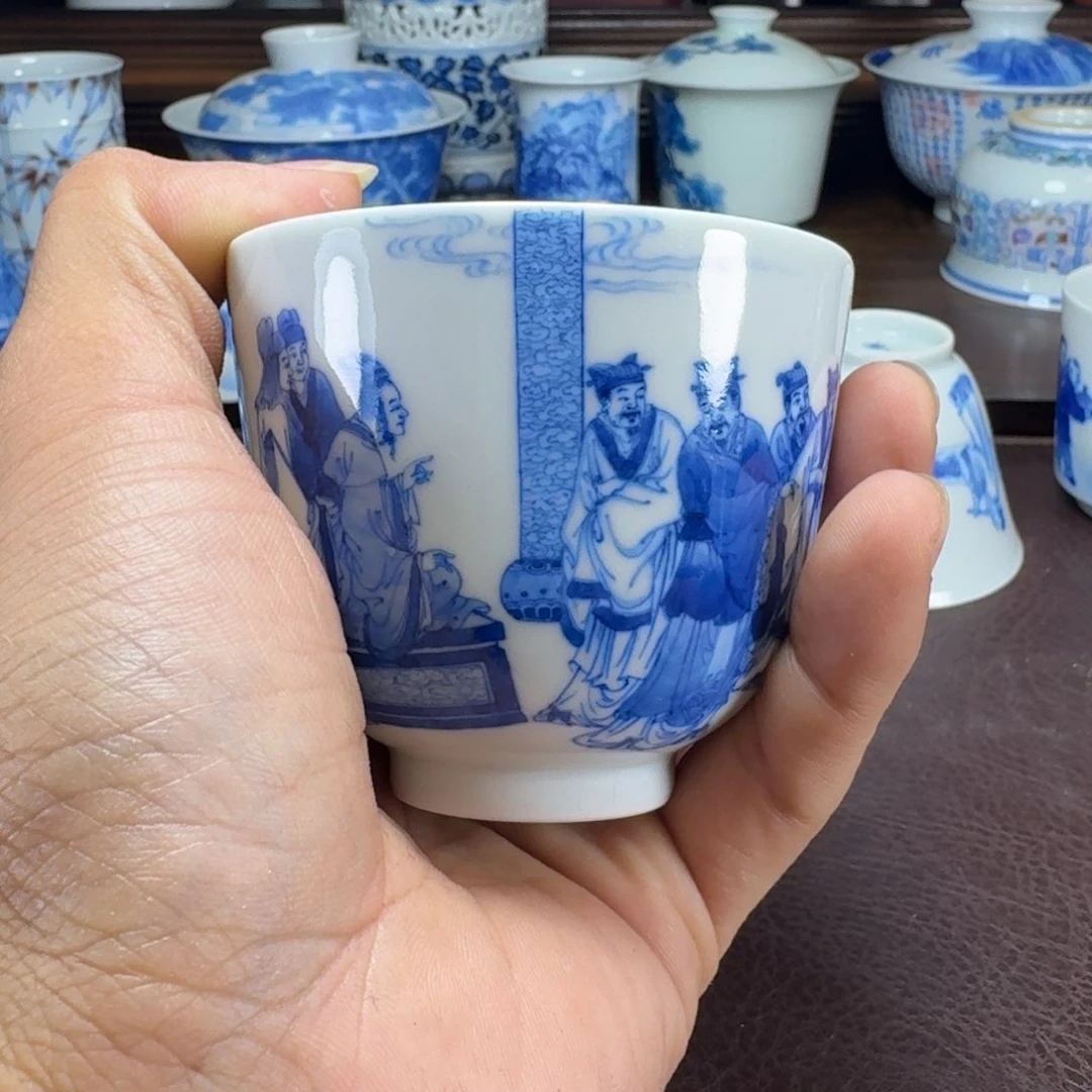 瓷片乐*当代景德镇陶瓷手绘茶具