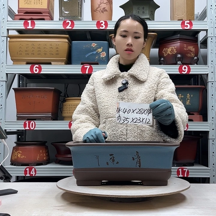 紫砂花盆紫砂花盆