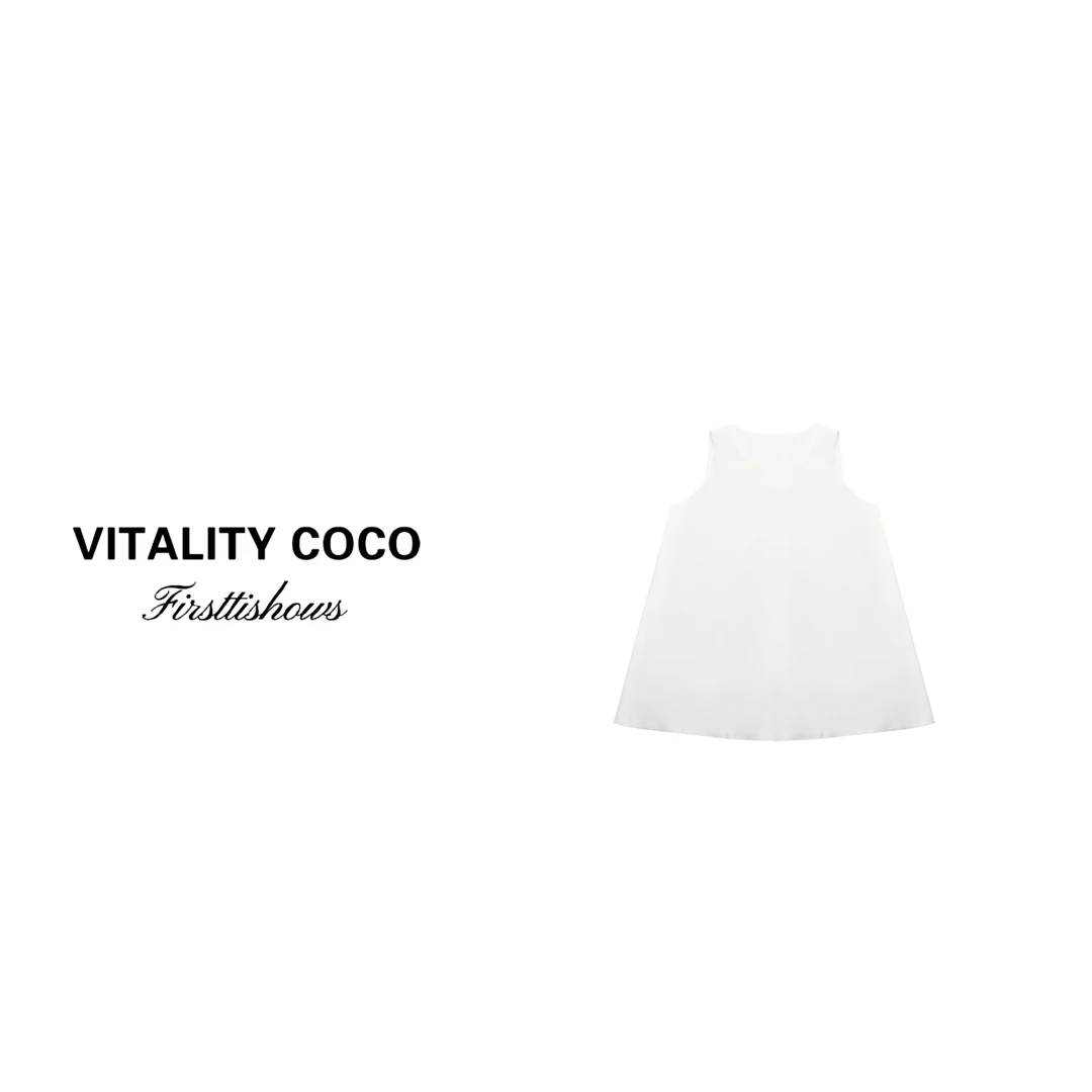 首秀·ROW系列洋气衣服女背心2025夏季女士新款外穿打底上衣-2105