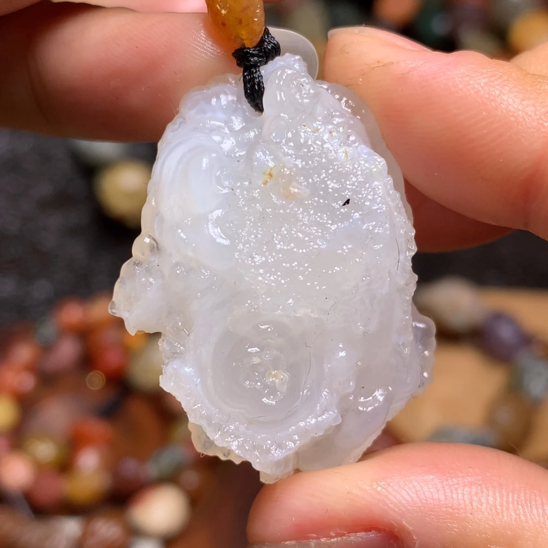 未镶嵌玛瑙/玉髓珠宝半成品