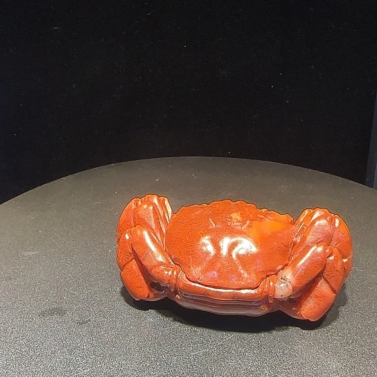 寿山石大闸蟹摆件