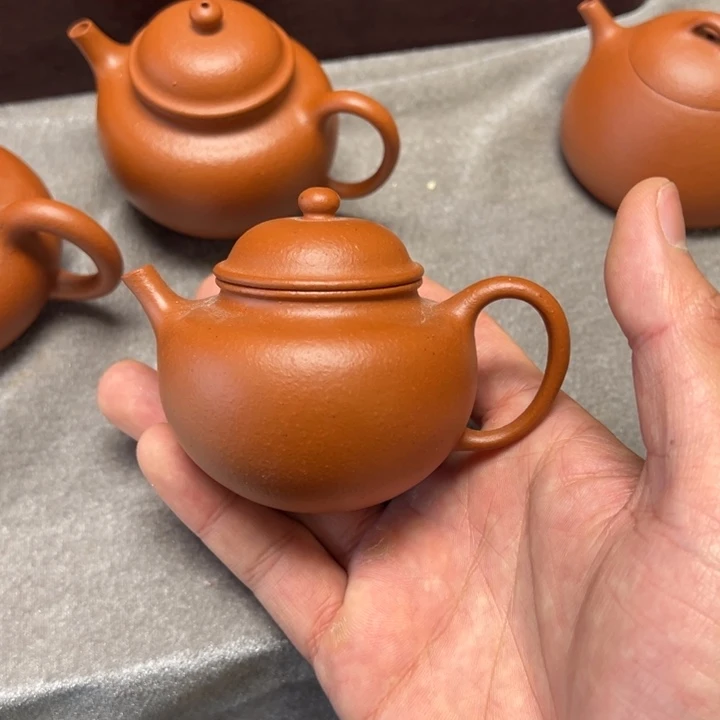 紫砂茶壶龍*瑕疵朱泥掇只130cc