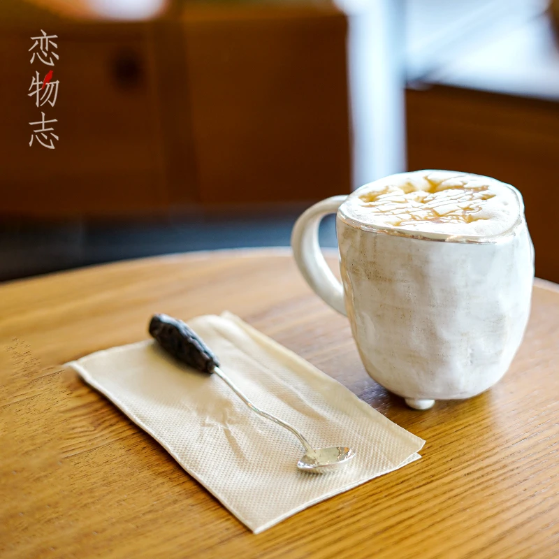 足银999纯手工茶勺家用咖啡勺中式搅拌勺功夫茶具茶器配件 咖啡勺
