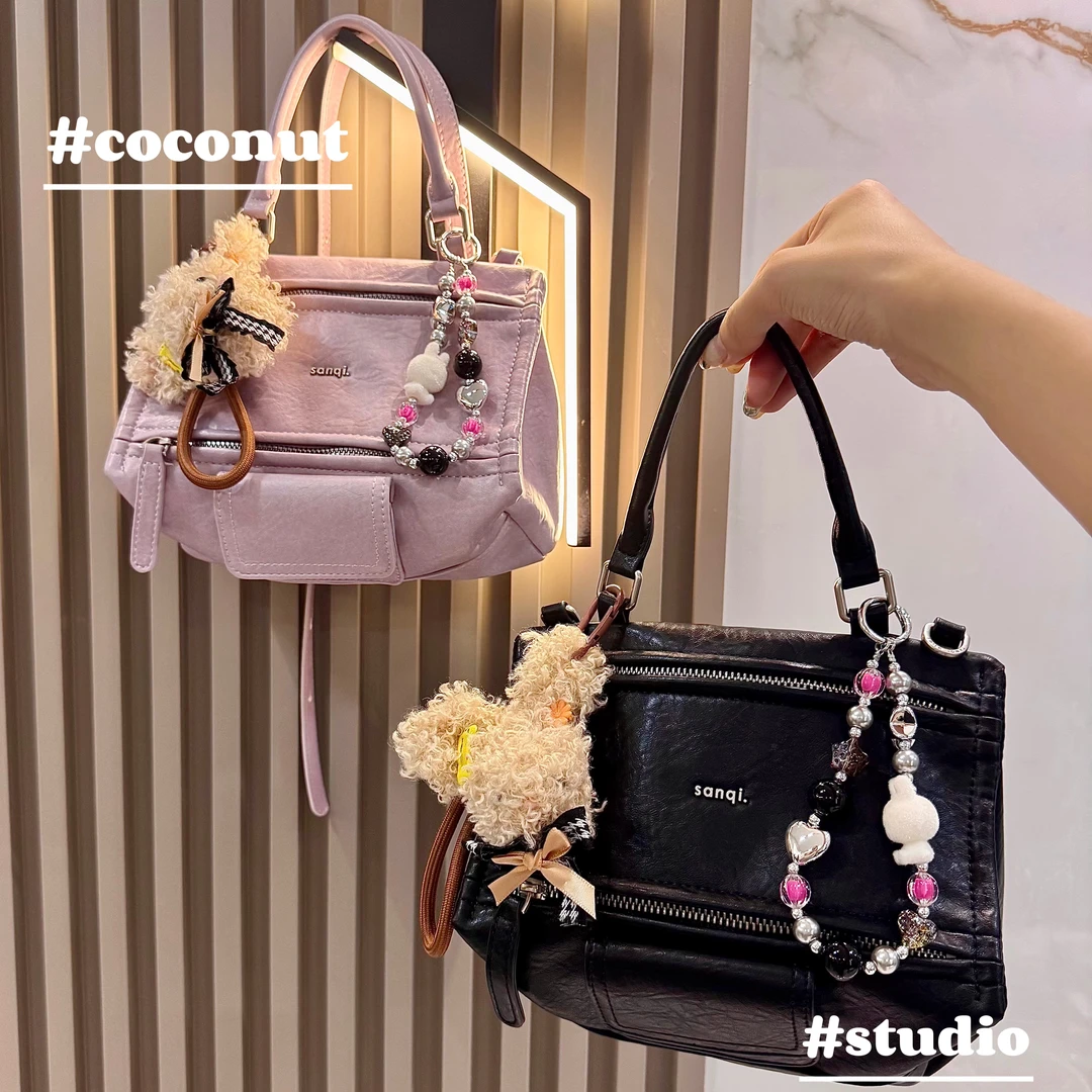 【小百宝箱】大金椰studio&小叁七 中古设计款机车包超大容量