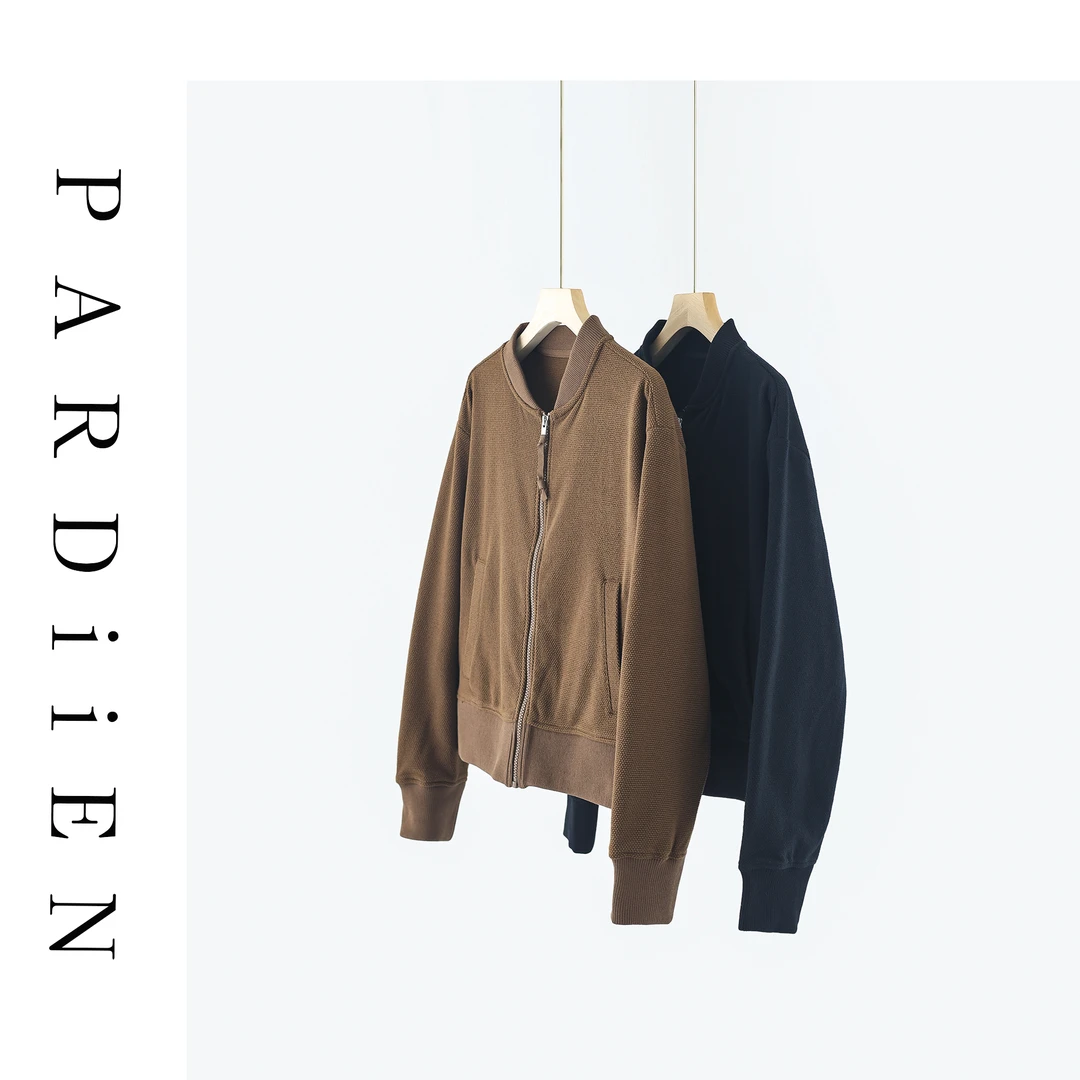 【北总严选】帕迪恩华夫格拉链棒球领外套P868