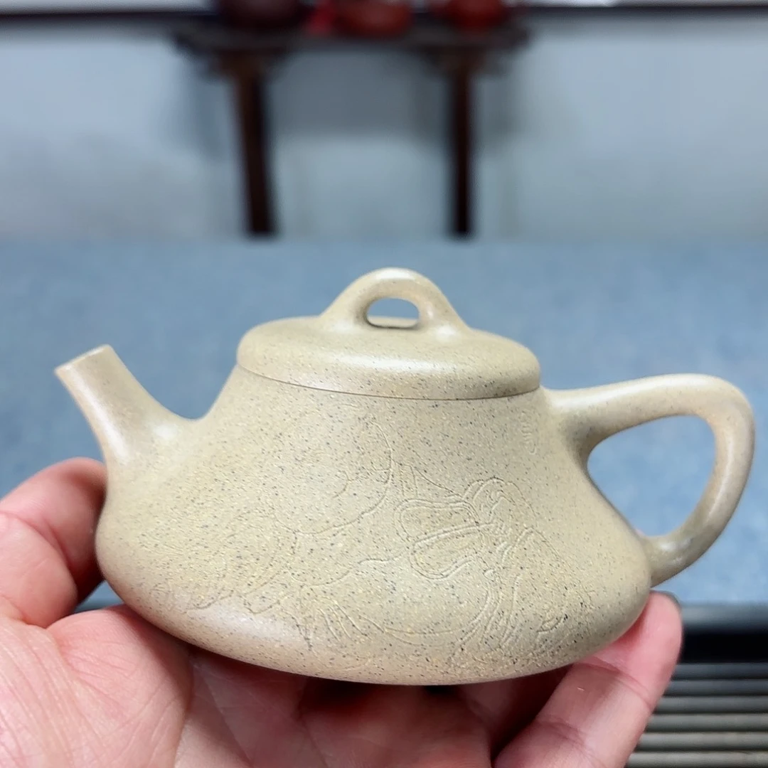 紫砂茶壶全手工柱瓢
