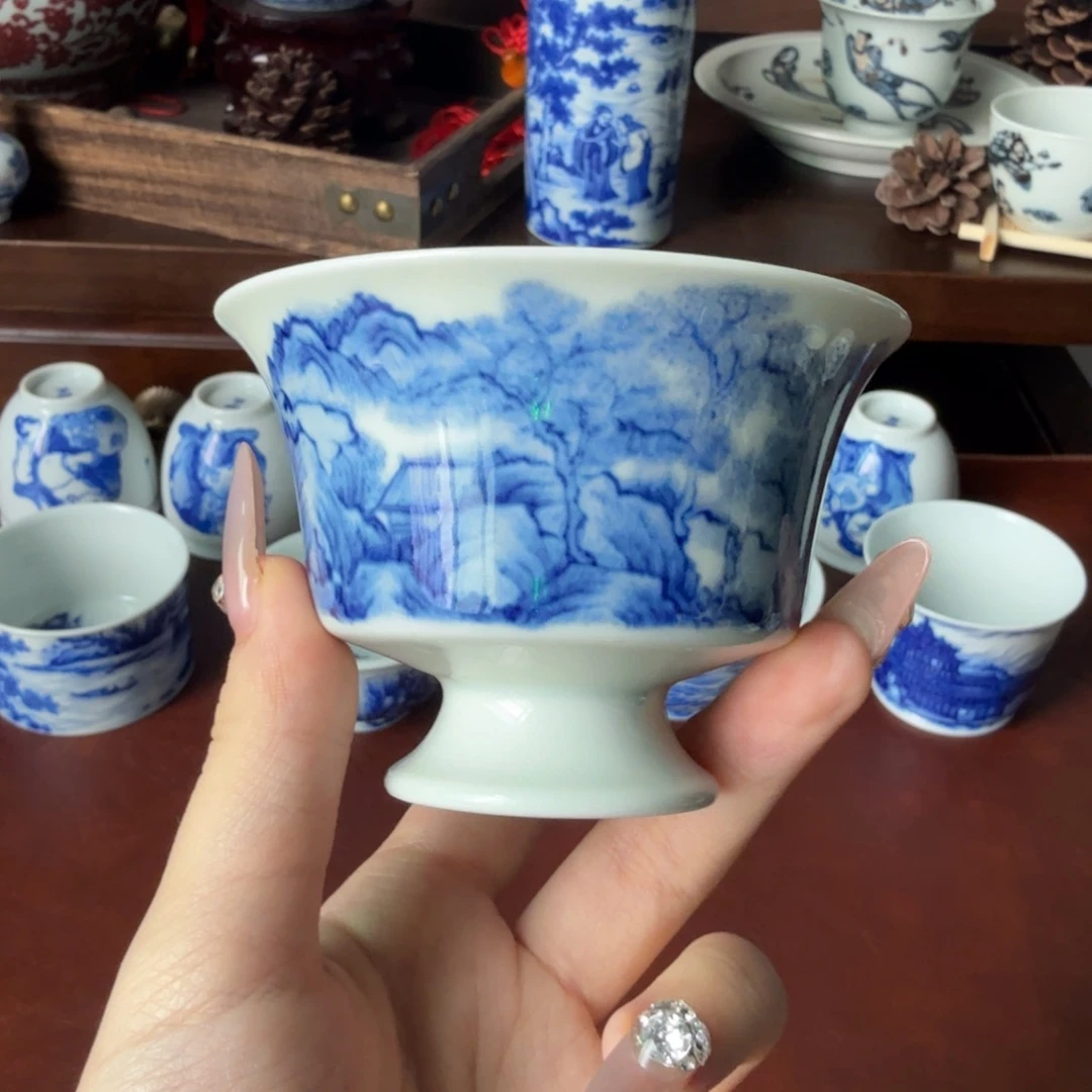 杯景德镇全手绘瓷器