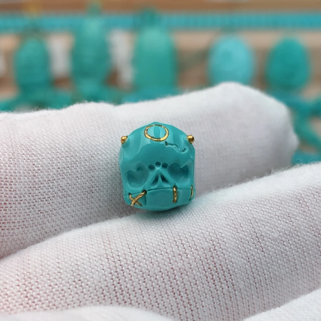 绿松石未镶嵌珠宝奇石10mm