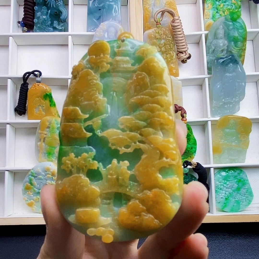 未镶嵌定制翡翠富****～翡翠