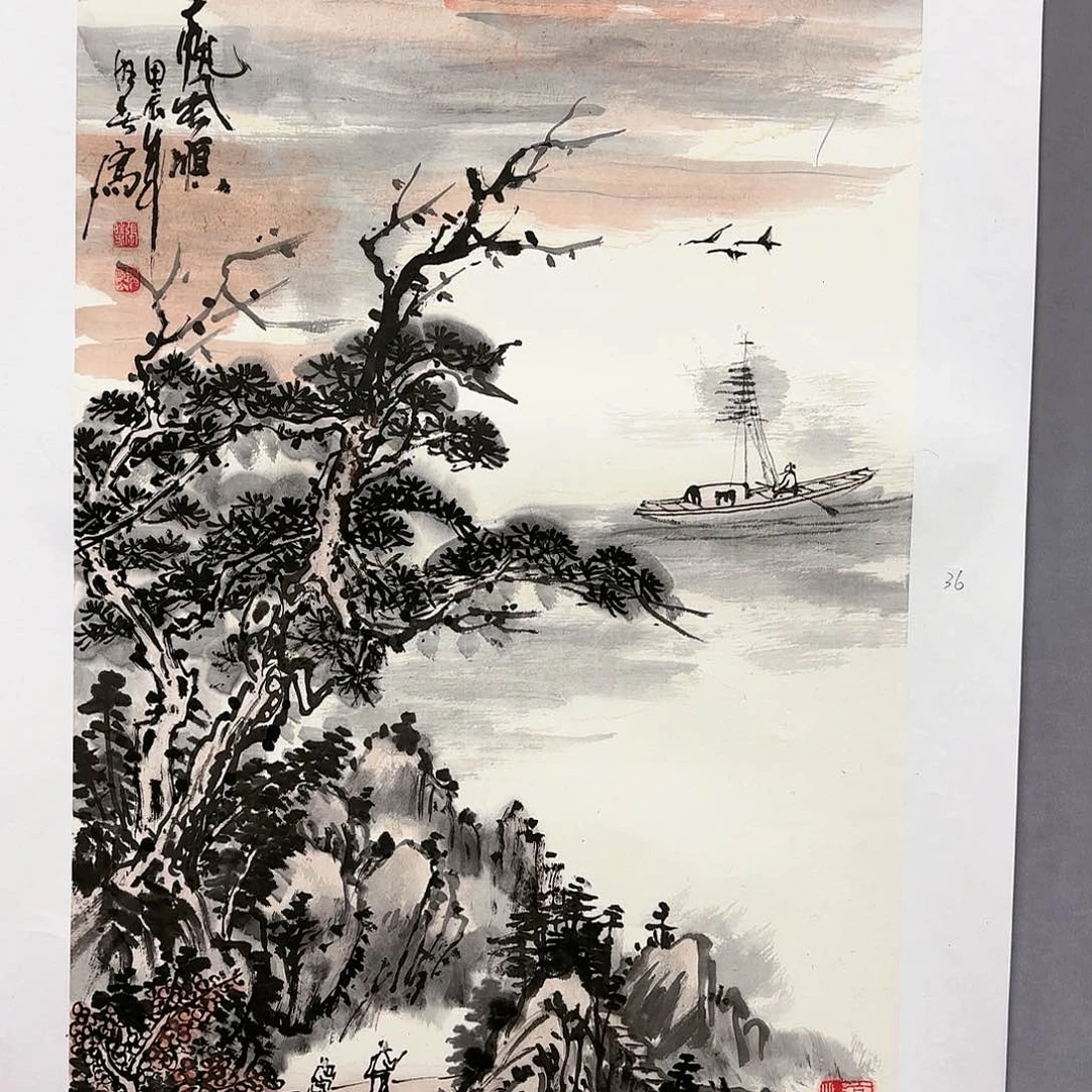 国画国画纯手绘作品请放心去藏